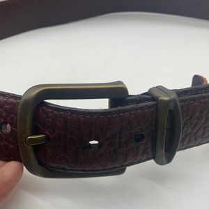 Vintage Bison Leather Belt style 1064 Sz 36